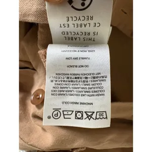 Outerknown S.E.A. Jumpsuit Coverall organic cotton linen blend tan Medium thumbnail 8
