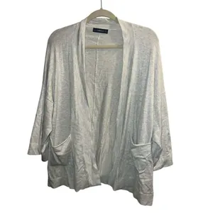 ✨Zara Grey Open Front Oversized Slouchy Knit Kimono Style Sz Small Cardigan✨ thumbnail 8