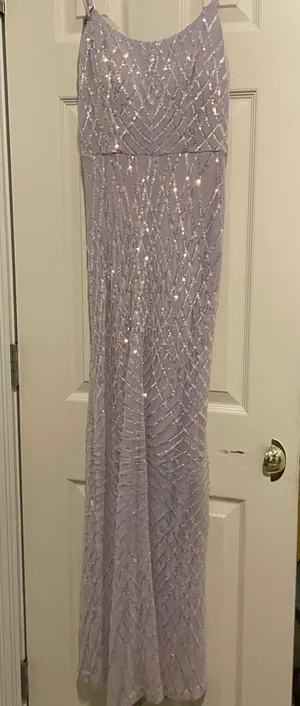 Lavender Prom Dress Size S petite thumbnail 3