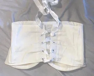 Princess Polly endless love corset top in white thumbnail 3