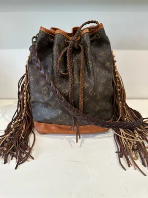 Vintage Boho Bag Authentic Noé Brown thumbnail 3