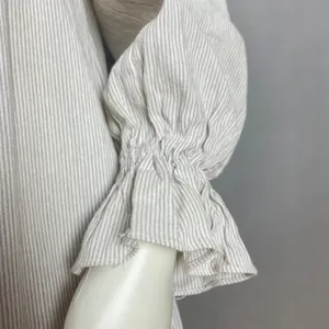 Petal + Pup Off The Shoulder Dress Domenica Striped Neutral Women 2 Midi Smocked thumbnail 17
