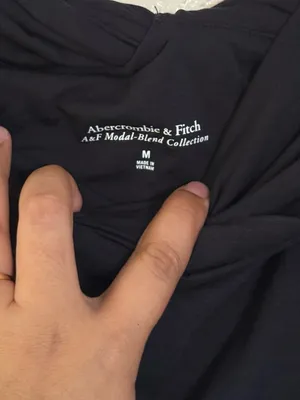 Abercrombie & fitch Black Off-Shoulder plain not scalloped edges size Medium NW thumbnail 4
