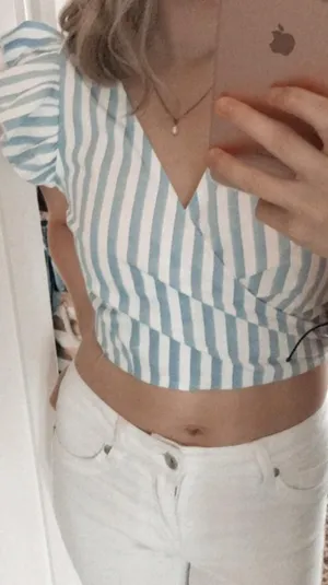 SheIn Super Cute Wrap Around  Blouse thumbnail 5