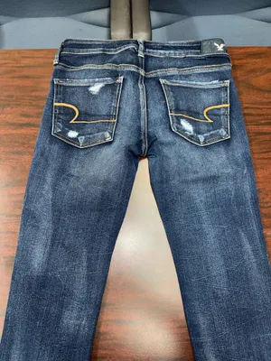 American Eagle Super Stretch AEO Denim X Super Low Jegging Size 6 thumbnail 4