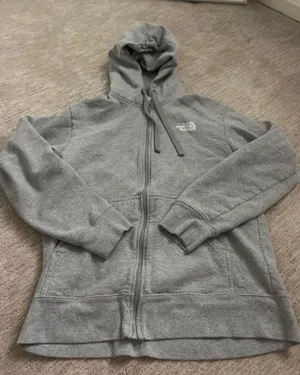 The North Face Grey Women’s Full-Zip Jacket Medium thumbnail 1