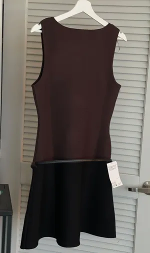 Belted Knit Mini Dress thumbnail 5