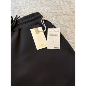 GOOD AMERICAN Black Drawstring‎ Waist Pull On Shorts Size 1 thumbnail 2