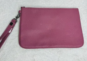 Jewell by Thirty One Dusty Pink Wristlet Purse Bag Clutch Zipper 9.5 x 6.5 thumbnail 1