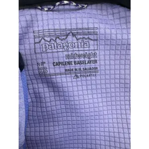 Patagonia Capilene Midweight 1/4 Zip Women’s XS Purple Baselayer Pullover thumbnail 9