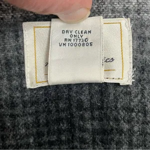 Women's Vintage Field‎ Manor Wool Blend Open Front Jacket Coat Size 6 Gray thumbnail 3