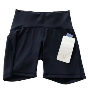 Lululemon Train Times Short 6” inseam Midnight Navy Size 6 Bike Shorts thumbnail 1