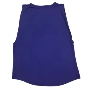 Athleta Womens Muscle Tank Top Royal‎ Blue Sleeveless Workout Gym Shirt Size M thumbnail 2