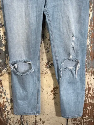 Abercrombie & Fitch The Ankle Straight Ultra High Rise Curve Love 28 6R thumbnail 2