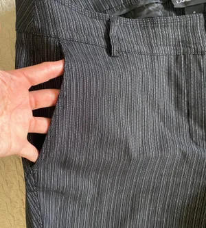 Lane Bryant Womens stretch boot striped pants size 18 thumbnail 5