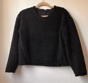 Lululemon Wool Whenever Crew - Sz 4- Black. MSRP $128 pre-owned thumbnail 1