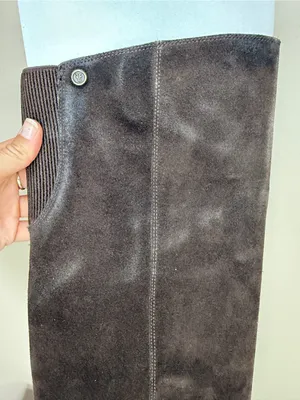 Frye June Over The Knee Boot Chocolate Suede Sz 6 Sample Sale thumbnail 16
