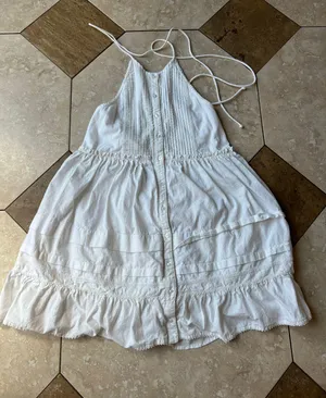 Free People white dress thumbnail 1