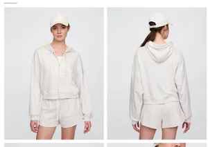Oversized Gap Hoodie Cropped sweatshirt  thumbnail 12