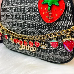 New Juicy Couture Black Beige/Liquorice Freshly Picked Camera Bag and Wallet Set thumbnail 3