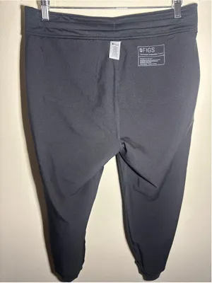 FIGS Jogger Scrub Pants Black with Grey Drawstring 27” inseam thumbnail 8
