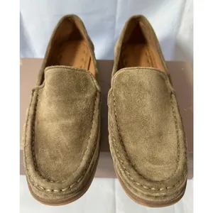 SARTO Franco Sarto Women's A. Gina Moc Toe Classic Loafer Tan Suede Sz 6M thumbnail 7