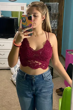 Free People Velvet Bralette thumbnail 1
