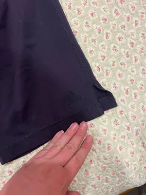adidas Navy Wide-Leg Athletic Leggings thumbnail 3