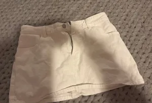 white denim skirt Size M thumbnail 1