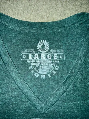 Detroit Shamrock Graphic V-Neck Tee - Green thumbnail 3