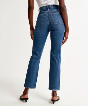 Abercrombie The Ankle Straight Ultra High Rise thumbnail 6