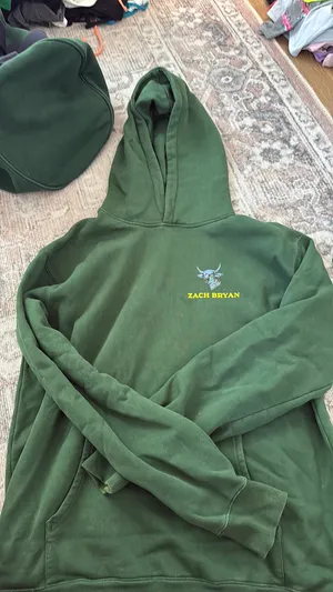 Zach Bryan hoodie Green Size L thumbnail 1