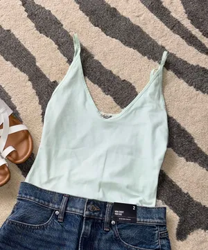 Free people scoop neck bodysuit thumbnail 1