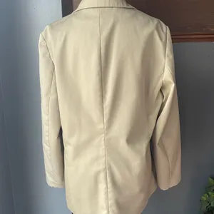 L.L. Bean Women's‎ Cotton Blend Classic Tan Blazer Size 14 thumbnail 2
