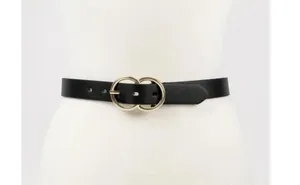 Time and Tru Women's Double Circle Buckle Belt thumbnail 2