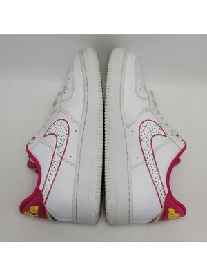 Nike Air Force 1 LX Dragon Fruit Low Top Pink White Sneakers Dv3809-100 Size 10 thumbnail 8