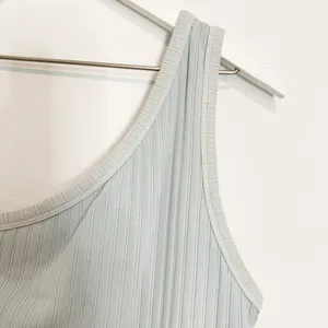 American‎ Eagle Top Size Large Blue Ribbed One Shoulder Asymmetric Garden Party thumbnail 3