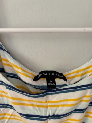 Kendall + Kylie Striped Top Tank PacSun thumbnail 3