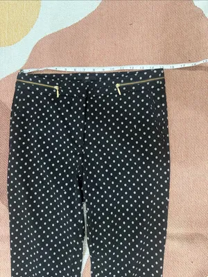 H&M Black and White Straight Leg Pants thumbnail 4