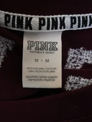 Victoria's Secret PINK Women's M Sequin Embellished Fleece Lined Pullover Shirt thumbnail 9