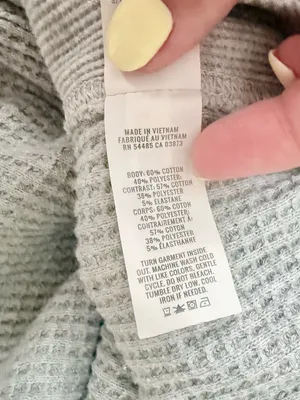 Aerie Waffle Button Down Shirt thumbnail 6