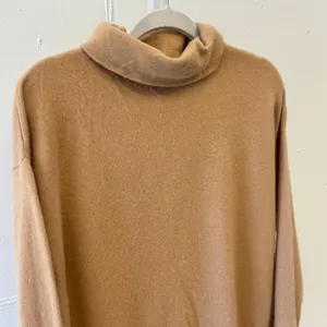 Iris & Ink 100% Cashmere Turtleneck Sweater Camel Tan‎ Women's Large Minimalist thumbnail 5