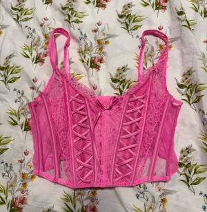 Victoria's Secret Pink Bra Corset thumbnail 1