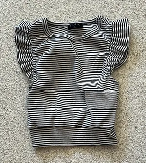 Storia Monochrome Striped Top thumbnail 1