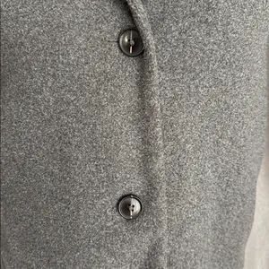 Zara Gray Wool Blend Coat Sz: M thumbnail 6