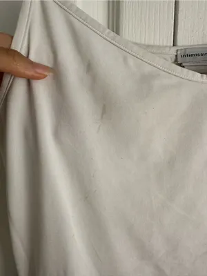Intimissimi Square Neck Classic White Camisole Tank Top lightweight designer Med thumbnail 6