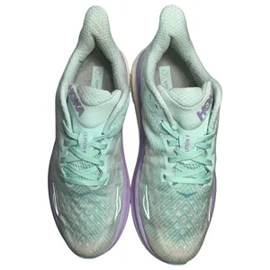 Hoka One One Women’s 8.5 B Seafoam Green Purple Clifton 9 Running Shoes Sneakers thumbnail 3