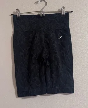 Gymshark Black High-Waist Bike Shorts thumbnail 1