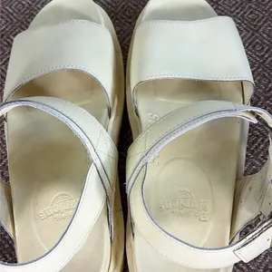 Dr Martens Voss Mono Women's Light Yellow Leather Sandals size US 11L Preppy GUC thumbnail 6