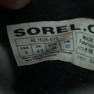 Sorel Tivoli Low Top Waterproof Shoes Size 8 thumbnail 13